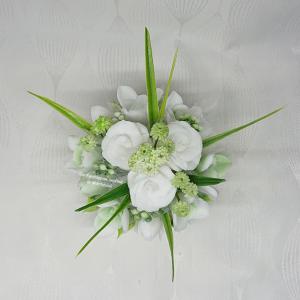 Hóvirág - rózsa szappanvirág csokor