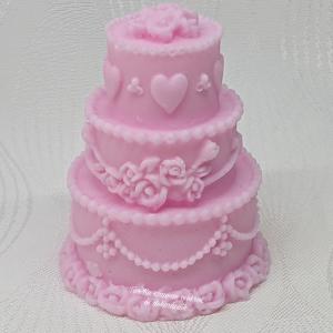 Illatos torta szappan dísz