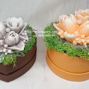 Illatos tulipán szappan csokrok