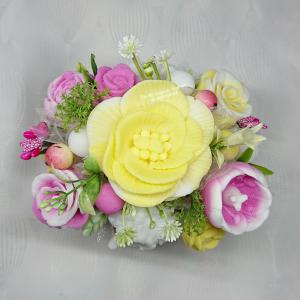 Illatos virágoskert szappan csokor