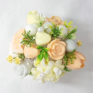 Immunrendszer erősítő, DoTERRA On Guard extra illatos szappanvirág dekoráció, kicsi szív mintás kaspóban