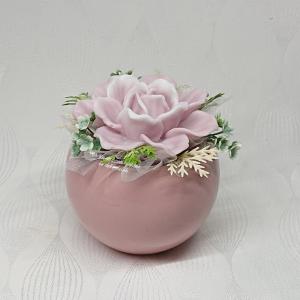 Kamélia szappanvirág kerámia kaspóban