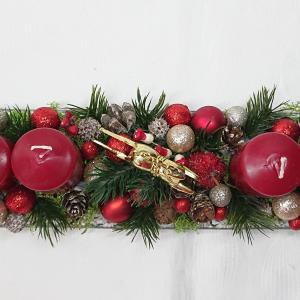 Karácsonyi adventi tál