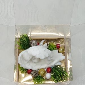 Karácsonyi angyalka díszdobozban