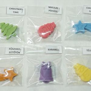 Kis aromalámpa illatviasszal és mécsessel