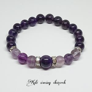 Koronacsakra erősítő ásvány karkötő