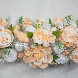 Különleges nagy szappanvirág csokor