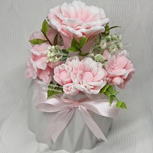 Magnólia illatú szappanvirág csokor