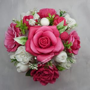 Piros - fehér Lolita illatú szappan box