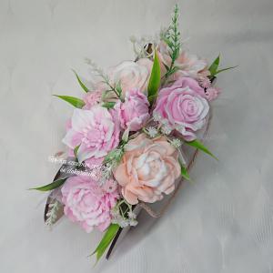 Szappanvirágok Anyák napi fa táskában