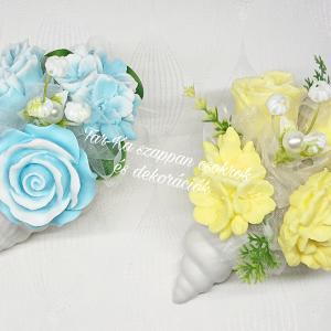 Szappanvirágok csigaházban