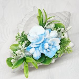 Szappanvirágok csigaházban (orchidea)