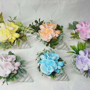 Szappanvirágok csigaházban (orchidea)