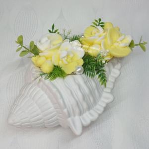 Szappanvirágok csigaházban (orchidea)