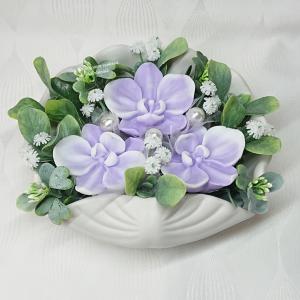 Szappanvirágok kagylóban (orchidea)