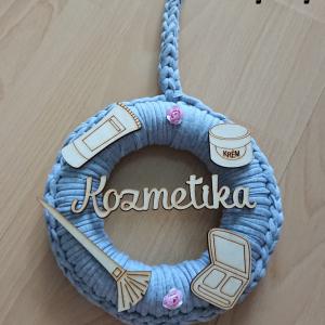 Szépségiparban dolgozók számára ajtódísz (fodrász, kozmetikus, körmös)