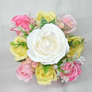 Szeretettel Anyák napjára! szappanrózsa csokor