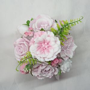 Szeretettel Anyák napjára! szappanvirág csokor