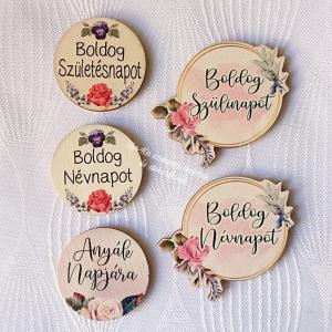 Születésnap, névnap, Anyák napja fa táblák