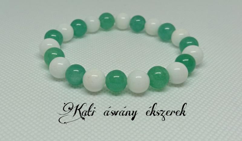 Ferencvárosi TC  ásvány karkötő