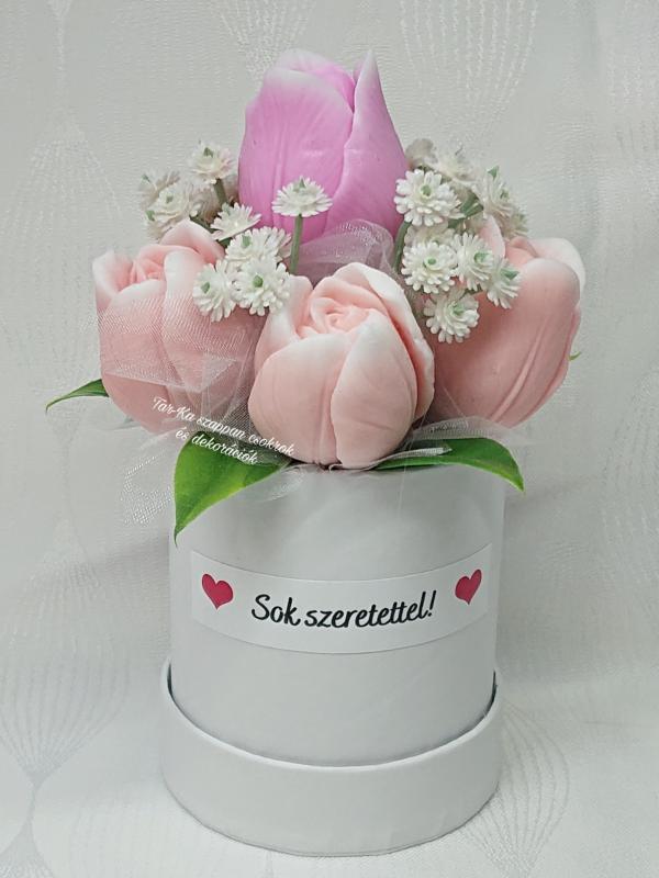 Illatos szappan tulipánok