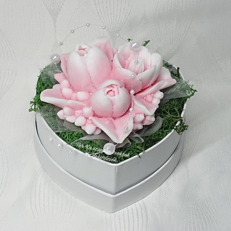 Illatos tulipán szappan csokor