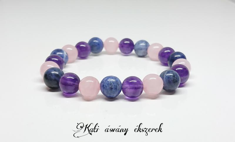 Immunrendszer erősítésére és stresszoldásra való ásvány karkötő