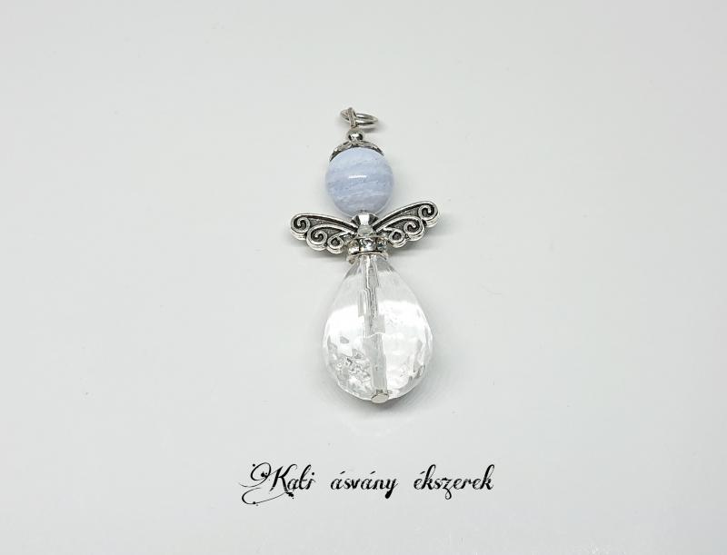 Kalcedon nagy őrangyal, segítő angyal (medál)