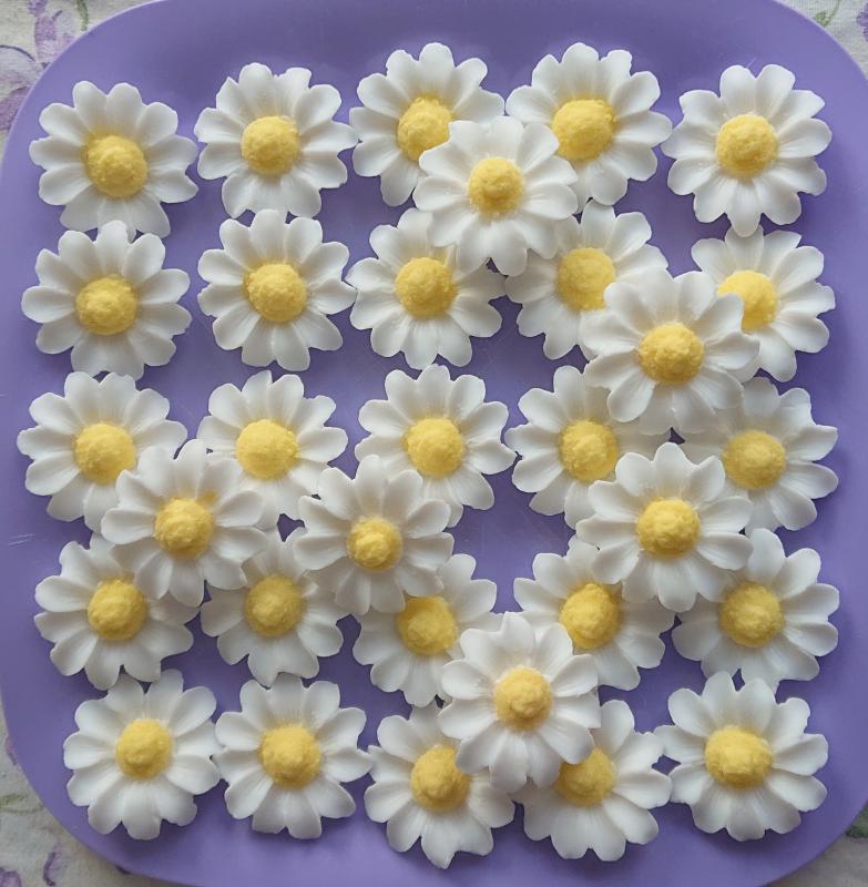 Margaréta szappan dísz organza szatyorral