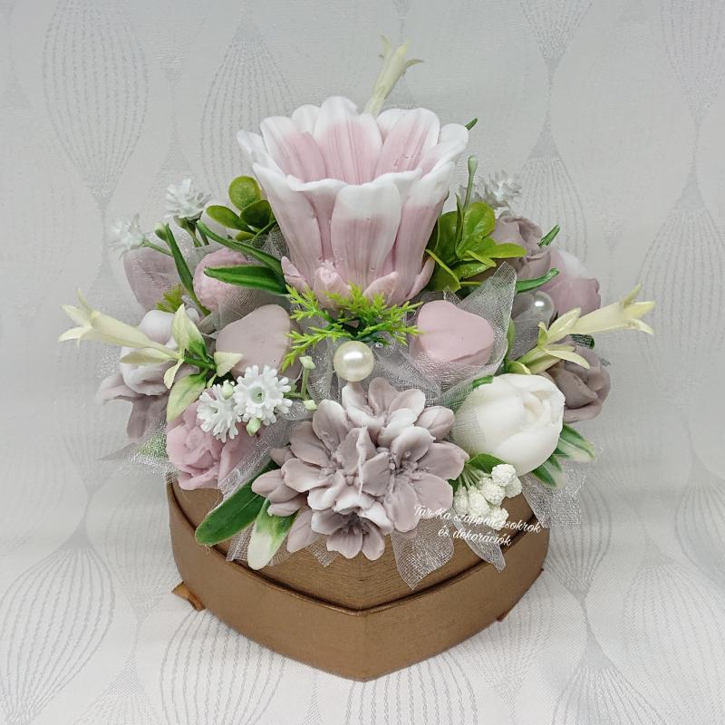 Nyugodt alvást segítő, DoTERRA Serenity extra illatos szappanvirág csokor