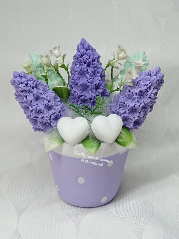 Orgona szappanvirág csokor