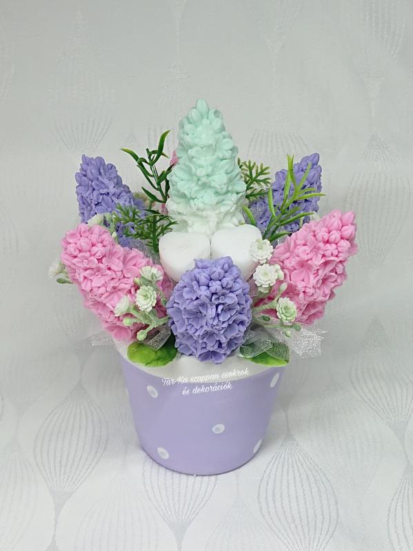 Orgona szappanvirág csokor