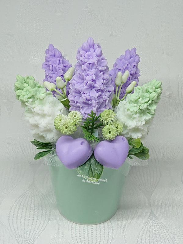 Orgona szappanvirág csokor