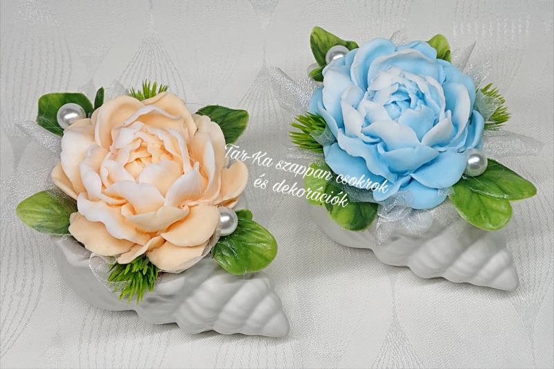 Szappanvirág csigaházban