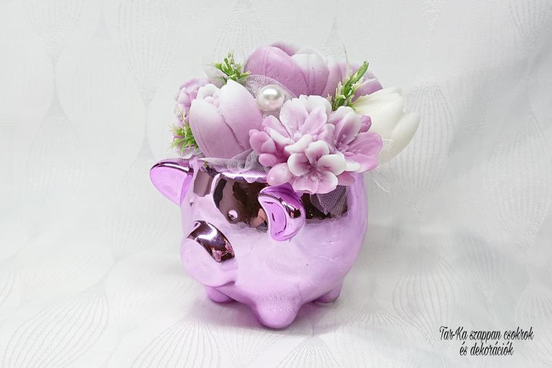 Szerencsét hozó malackás illatos szappan box