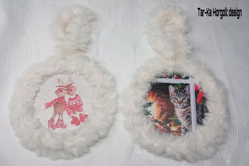 Szöszös kis ajtódíszek