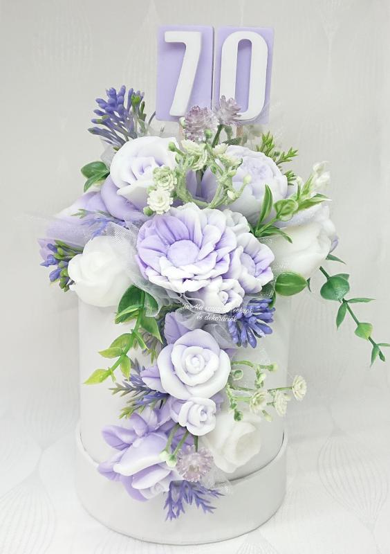 Születésnapi különleges szappanvirág csokor