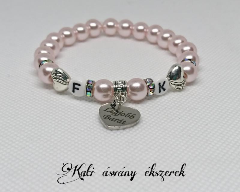 Tanú felkérő karkötő "Legjobb barát " medállal