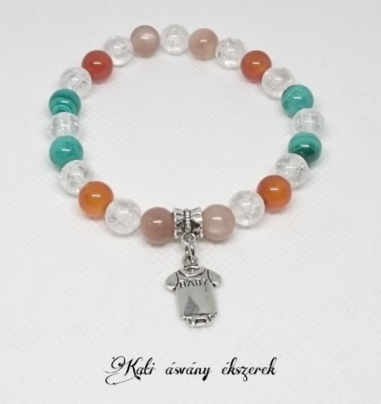 Termékenység fokozó, babaváró ásvány karkötő