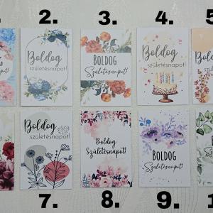 Boldog születésnapot kis kisérőkártya