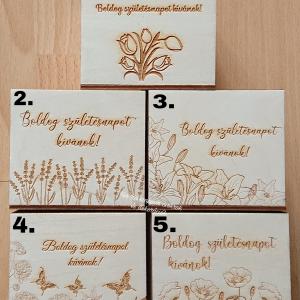 Boldog születésnapot kívánok! egyedi szappanvirág csokor