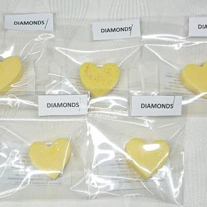 Diamonds illatú szív illatviasz