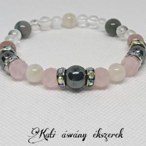 Dupla holdkő várandósságot segítő, babaváró ásvány karkötő