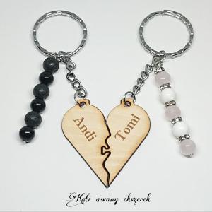 Egyedi páros kulcstartó