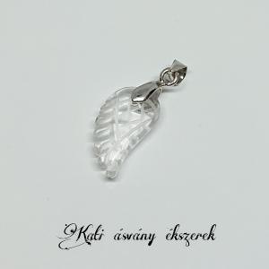 Hegyikristály angyalszárny medál