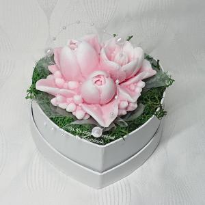 Illatos tulipán szappan csokor