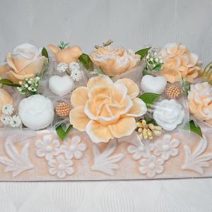 Különleges nagy szappanvirág csokor