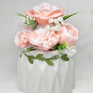 Magnólia illatú szappanvirág csokor