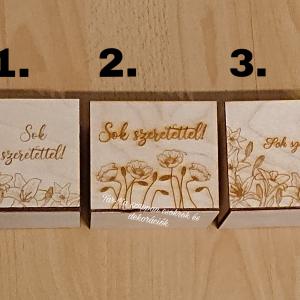 Sok szeretettel! egyedi szappanvirág csokor