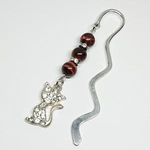 Strasszköves cicás könyvjelző